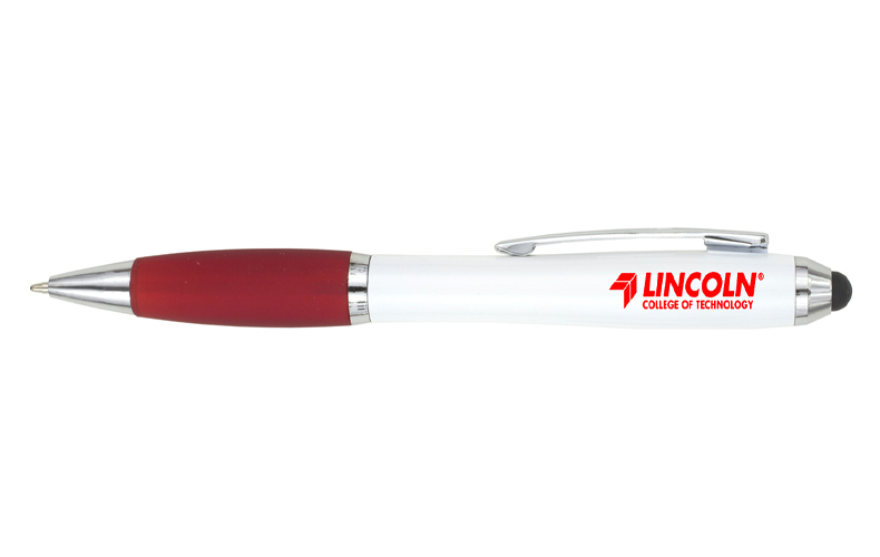 ’The Guru’ White Body Stylus Pen (Spot Color Print)